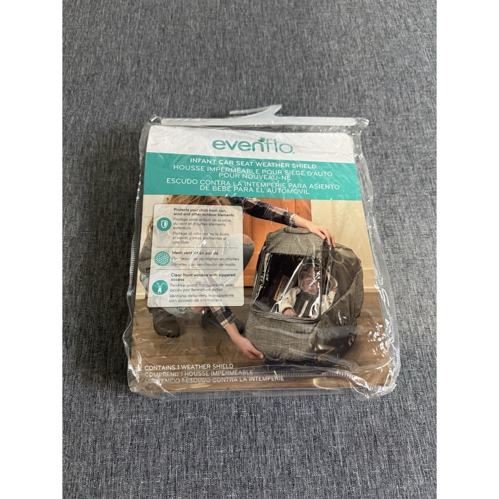 Evenflo Infant Car Seat Weather Shield - Gray - NEW